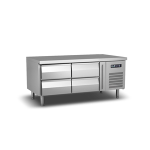 Table <span class=keywords><strong>de</strong></span> travail réfrigérée en acier inoxydable 304 pour cuisine, avec réfrigérateur sous <span class=keywords><strong>comptoir</strong></span> intégré – Fournisseur Fabricant - Product Image 4