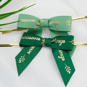 Lazos <span class=keywords><strong>de</strong></span> cinta <span class=keywords><strong>de</strong></span> grogrén <span class=keywords><strong>de</strong></span> estilo Floral personalizado <span class=keywords><strong>de</strong></span> <span class=keywords><strong>precio</strong></span> bajo personalizados <span class=keywords><strong>de</strong></span> fábrica, lazo torcido <span class=keywords><strong>de</strong></span> satén preatado, lazo <span class=keywords><strong>de</strong></span> <span class=keywords><strong>regalo</strong></span>, lazo decorativo colorido - Product Image 2