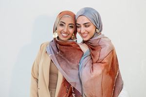 Hijab de luxe imprimé en feuille d'or pour femme, matériau non transparent, associé à un sous-capuchon exquis, adapté aux occasions haut de gamme - Product Image 6