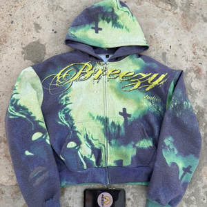 Sweat-shirts à capuche pour hommes de haute qualité, dernier design, sublimation, basiques, 100% coton, respirant, streetwear, décontracté, hiver - Product Image 2