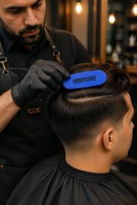 Gancio e Anello Adesivo Personalizzabile con Logo per Parrucchieri, Saloni e Barbieri - Ideale per Fissare Frangia e Capelli - Product Image 6
