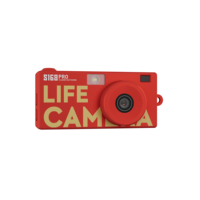 Kamera Digital Mini HD 1080P 1MP Kamera Saku Anak dengan Layar 1,47 Inci Tipe-C Camcorder Retro untuk Selfie Video