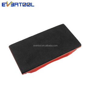 EVERTOOL Bloc de ponçage abrasif poli avec poignée, support de papier abrasif <span class=keywords><strong>pour</strong></span> <span class=keywords><strong>ponceuse</strong></span> manuelle murale, outil <span class=keywords><strong>pour</strong></span> le bois et les verres - Product Image 3