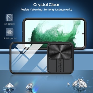 Coque de téléphone pare-chocs transparente mince en TPU pour <span class=keywords><strong>Samsung</strong></span> <span class=keywords><strong>Galaxy</strong></span> A14 A15 5G comprend des accessoires de cellule coulissante de couverture de caméra - Product Image 2