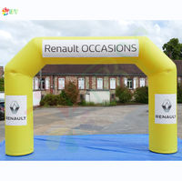 Arc gonflable matériel de PVC fait sur commande de haute qualité pour des événements extérieurs