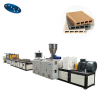 Máquina de Extrusión para Fabricación de Perfiles de Postes de Cercas y Tarimas de WPC (Compuesto de Madera y Plástico)