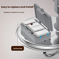 Fontaine à eau pour animaux de compagnie en acier inoxydable 304, distributeur d'eau automatique pour chat, grande capacité de 3,2 L, fontaine à eau ultra-silencieuse pour chien