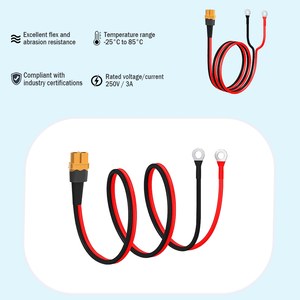 Câble Xt60 vers borne à joint torique 10 AWG, connecteur mâle-femelle Xt60, câble Xt60H - Product Image 2