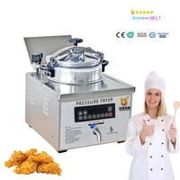 Nouvelle friteuse à pression électrique de table pour poulet, petite, haute productivité, 220V, garantie 1 an, utilisation en restaurant