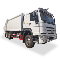 Camion à ordures compacteur diesel manuel Sinotruck HOWO 20CBM 6x4 avec boîte de vitesses SINOTRUK et moteur 340PS