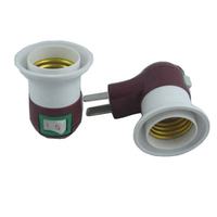 Veilleuse Led ampoule prise maïs support de lampe Base E27 à Eu Au Us Uk prise adaptateur convertisseur avec interrupteur marche/arrêt