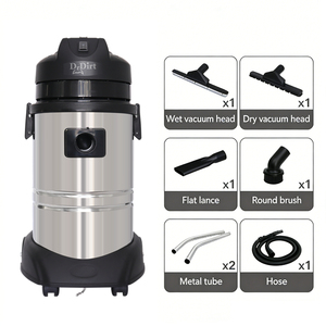 30L 1000W High Power Commercial Grade Steel Professional Wet Dry Pure Water Vacuum <b>Cleaner</b> - Product Image 1