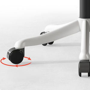 Silla ergonómica de oficina de malla, sillón de juego con espalda móvil ajustable, color negro personalizado - Product Image 5