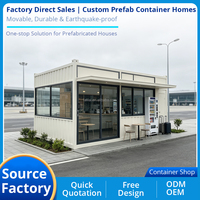 Excellent rapport qualité-prix : Maison conteneur préfabriquée créative de 20 pieds, boutique mobile, mini-supermarché extérieur, magasin de proximité