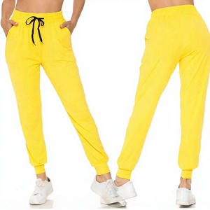EVER GLOW 2024 Pantalones Deportivos Unisex de Cintura Alta con Cordón Ajustable, Transpirables, Impermeables, de Lona, Corte Recto, con Logotipo Personalizado - Product Image 1