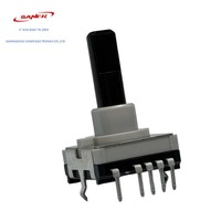 NAMAE JES2016GW6HS Interrupteur d'encodeur à 5 broches, longueur de poignée 16 mm
