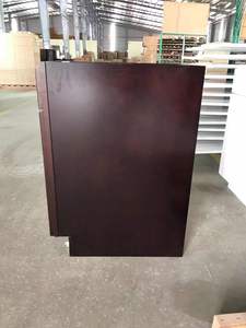 Coctelera Espresso de estilo americano, cabintería con puerta de remolque y tres estantes ajustables para pared, armario de cocina - Product Image 6