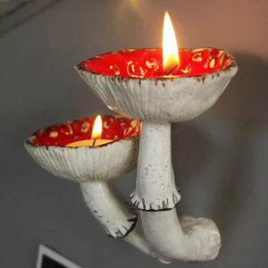 Decoración de Pared de Cerámica con Diseño de Casa de Hadas de Fantasía Personalizada, Estante Colgante con Forma de Hongo <span class=keywords><strong>Amanita</strong></span> Flotante - Product Image 6