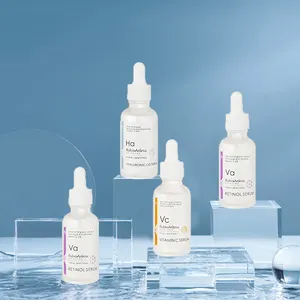 Koreanische Hautpflege Natürliches Bio-Anti-Aging Feuchtigkeit spendendes Vitamin C Retinol Hyaluron säure Gesichts serum Set
