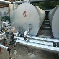 Réservoir de stockage de bitume, réservoir d'asphalte cylindrique horizontal