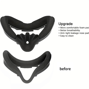 Remplacement de support d'interface faciale <span class=keywords><strong>VR</strong></span> en mousse confortable et résistant à la sueur pour accessoires Oculus/Meta <span class=keywords><strong>Quest</strong></span> <span class=keywords><strong>2</strong></span> <span class=keywords><strong>VR</strong></span> - Product Image 3