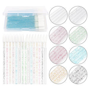 Lip Scrub Brush Private Label Biologisch abbaubare Lippen bürste Weizens troh Kunststoff Biologisch abbaubare Tasche Abbaubare Plastiktüte 50 teile/schachtel - Product Image 2