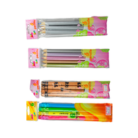 Vente en gros de couleur bois retour à l'école pas cher prix personnalisé bois cadeau crayon HB plomb Hexagonal rond triangle crayon avec logo personnalisé