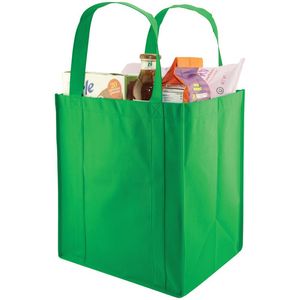 Fabricant de sacs de courses personnalisés avec logo, sacs de courses réutilisables imperméables tissés pour les supermarchés français Intermarché - Product Image 1