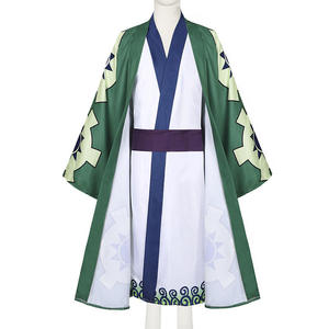 ชุดคอสเพลย์วันพีซ อนิเมะ นักดาบ ชุดกิโมโนสไตล์หมอ เสื้อคลุม ชุดแฟนซีฮาโลวีน - Product Image 2