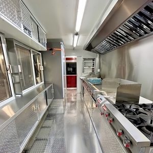Remorque alimentaire mobile d'<span class=keywords><strong>extérieur</strong></span> OEM, chariot de restauration personnalisé, camion de cuisine mobile remorquable pour les entreprises - Product Image 5