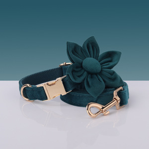 ペットハーネスセット<span class=keywords><strong>2025</strong></span>犬用ベルベット襟付きハーネスセットカスタムブランド - Product Image 3