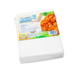 KP CLEAN Serviettes en papier absorbantes d'huile écologiques modernes 15x13cm jetables de qualité alimentaire en tissu non tissé 100 feuilles Vietnam - Product Image 1