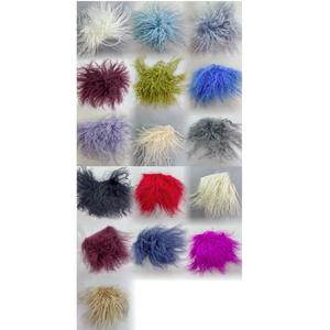 Cappotto in pelliccia RX soffice da donna in <span class=keywords><strong>vera</strong></span> <span class=keywords><strong>pelle</strong></span> di montone con collo e polsini in pelliccia di agnello mongoliano - Product Image 6