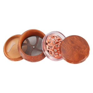 Erliao <span class=keywords><strong>2025</strong></span> hot bán máy xay mới nhất thiết kế nhựa thảo mộc máy xay độc đáo biểu tượng tùy chỉnh 4 phần gia vị máy nghiền với ngăn kéo - Product Image 6