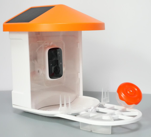 Comedero para pájaros al aire libre con cámara pájaro visión remota AI alimentador <span class=keywords><strong>de</strong></span> pájaros captura fotos videos jardín alimentador <span class=keywords><strong>de</strong></span> pájaros inteligente - Product Image 1