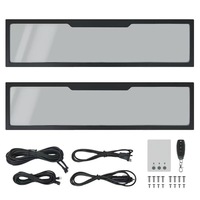 Film occultant électronique en silicone pour cadre de plaque d'immatriculation invisible UE, adapté aux salons automobiles, télécommandé Ato