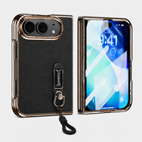 Étui de téléphone portable pliable, coque de protection intégrale avec protection d'écran pour iPhone Duo Fold Cover