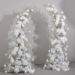 Orchidée Papillon Artificielle, Support de Forêt pour Mariage, Décoration de Fond, Fleur Artificielle, Corne de Taureau - Product Image 6