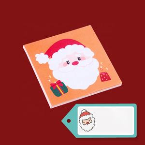 Carta colorata cartone animato carino squisito Set di Memopad <span class=keywords><strong>Note</strong></span> appiccicose tenere sorridente <span class=keywords><strong>Note</strong></span> adesive di natale Kawaii - Product Image 5