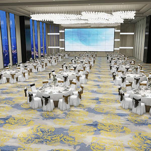 Tapis Axminster pleine surface - Tissé à la machine, en laine et nylon, usage commercial, antidérapant, résistant à l'usure, écologique, haut de gamme, sur mesure - Product Image 6