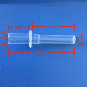 Straight Tube Silicone Sippy <b>Cup</b> <b>Straw</b> Replacement Standard Caliber Transparent Reusable For Children Drinking <b>Cups</b> - Product Image 2