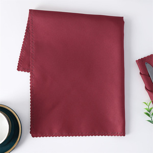 Serviettes de <span class=keywords><strong>table</strong></span> carrées en polyester en gros, durables, écologiques, personnalisées pour les banquets de mariage romantiques, la décoration de dîners d'hôtel - Product Image 4