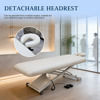 Lit de massage portable pour salon de beauté, lit d'examen de physiothérapie, table de traitement facial réglable en hauteur