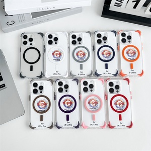 Funda Suave de TPU Transparente para <span class=keywords><strong>iPhone</strong></span> 15 Pro Max, Carcasa Magnética a Prueba de Golpes para <span class=keywords><strong>iPhone</strong></span> 12 13 14 15 16 Pro - Product Image 2