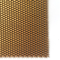 Maille rigide de revêtement mural de revêtement de mur de zone ouverte de l'acier inoxydable 0% de grillage de panneau épais pour l'ascenseur