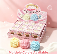 Jouet Squishy en forme de rouleau de crème mignon, à rebond lent, doux et parfumé, jouet à presser en forme de gâteau, anti-stress, sensoriel, cadeau fidget