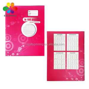 Longorgeous <span class=keywords><strong>prix</strong></span> <span class=keywords><strong>d</strong></span>'usine et conception personnalisée A5 taille 96/192pages cahier <span class=keywords><strong>d</strong></span>'exercices en ligne française pour les étudiants - Product Image 2