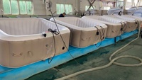 Offre Spéciale extérieur bulles d'air 8 personne 2 personne rectangulaire gonflable bain à remous