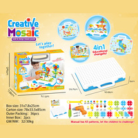 237 Buah Blok Konstruksi Sekrup Bor Puzzle Mosaik Kreatif 3D Mainan DIY
