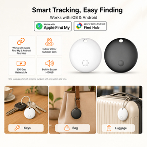 Localizador de Etiquetas Inteligentes al por Mayor de Fábrica, Compatible con iOS y Android, Doble Canal, Función Buscar (Find My) / <span class=keywords><strong>Google</strong></span> Hub, Antipérdida, AirTag, Localizador de Artículos de Gran Volumen - Product Image 2